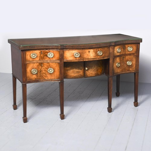 George III Inlaid Mahogany Sideboard