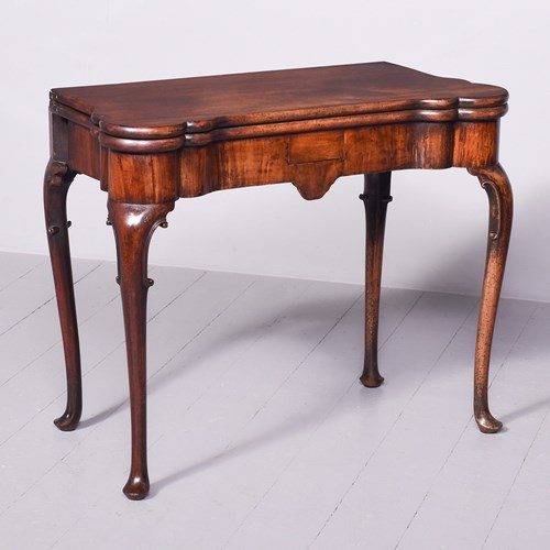 George II Fold-Over Card Table