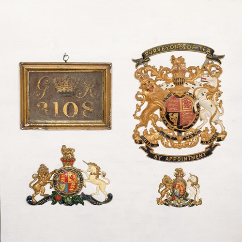 Four Various Royal Warrants/Signage 