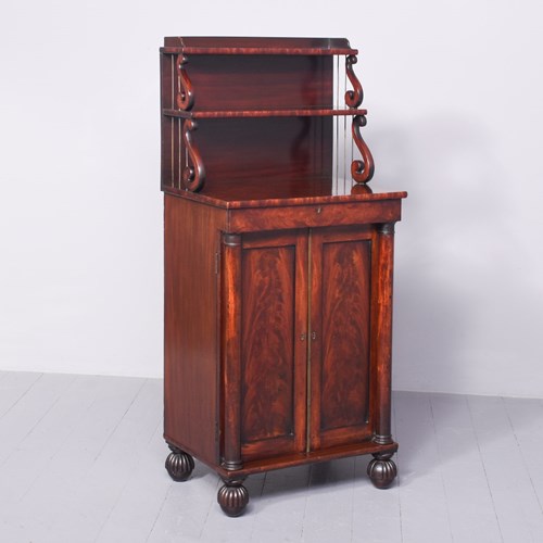 Neat Sized Regency Mahogany Chiffonier