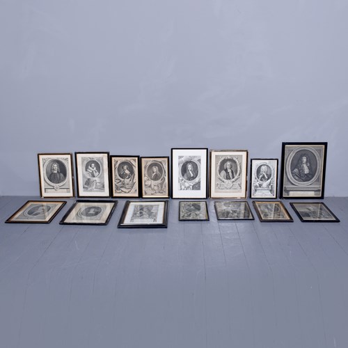 A Collection Of Fifteen 17Th And 18Th Century Prints