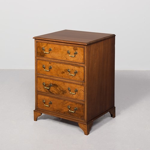 Georgian Style Walnut Chest Of Drawers