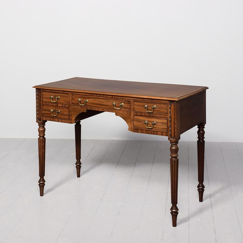 William IV, Crossbanded And Ebony Inlaid Side Table Or Dressing Table