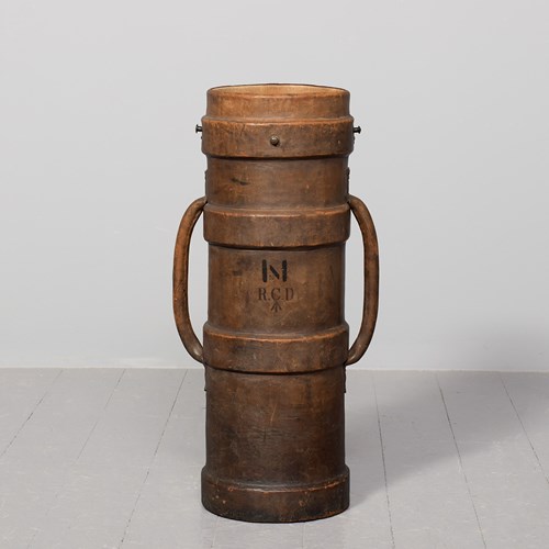 Leather WWI Leather Shell/ Cordite Case Stick Stand
