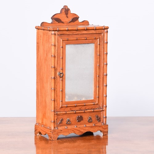 Rare Victorian Apprentice-Piece Pine Cupboard