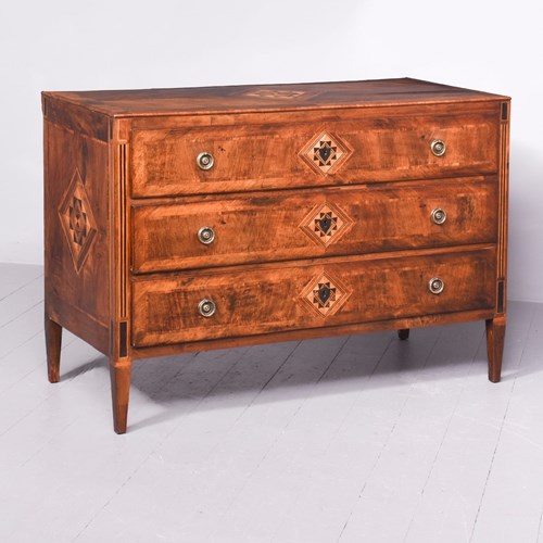 18Th Century Rustic North Italian Walnut Commode