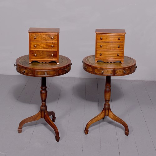 Two Apprentice-Made Mahogany Chests Of Drawers