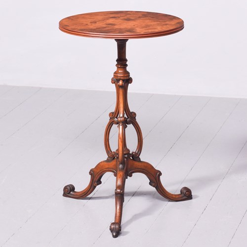 Mid-Victorian Burr Walnut Occasional Table