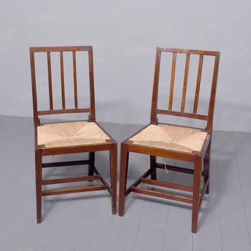 Pair Of Mahogany Chairs From King Edward VII Coronation