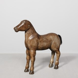 Carved Wooden Model Of A Horse