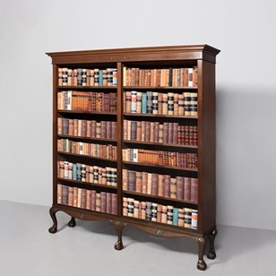 Georgian Style Mahogany Inlaid Open...