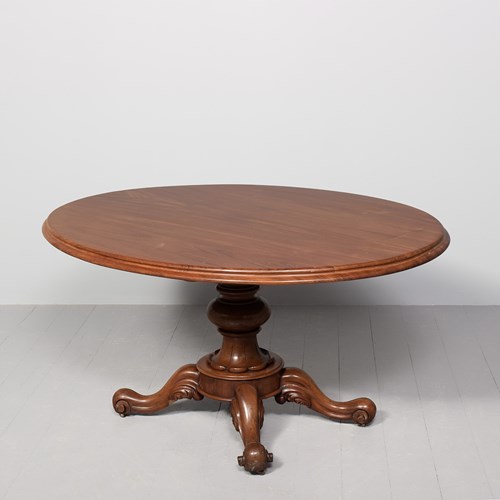 Large Oval Early Victorian Breakfast Table
