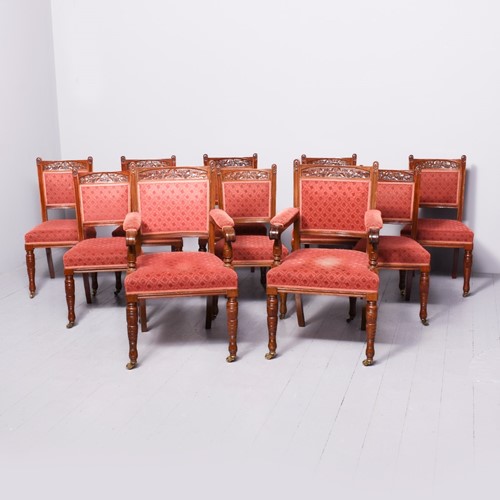 Set of 10 Chairs by ‘John Taylor of Edinburgh'