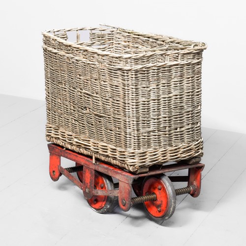 Industrial Basket on Wheels