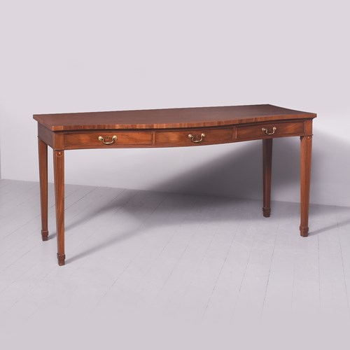 A Scottish Serpentine Serving Table By Young, Hamilton And Trotter