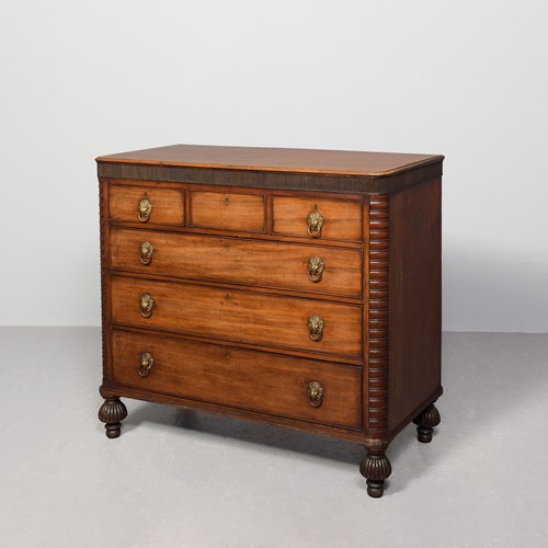 Scottish Mahogany Chest Probably By James Mein Of Kelso