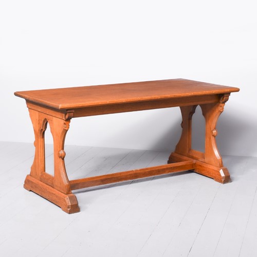 Oak Refectory Table Designed by Sir Robert Lorimer