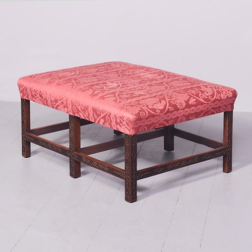 Large Chinese Chippendale Style Stool