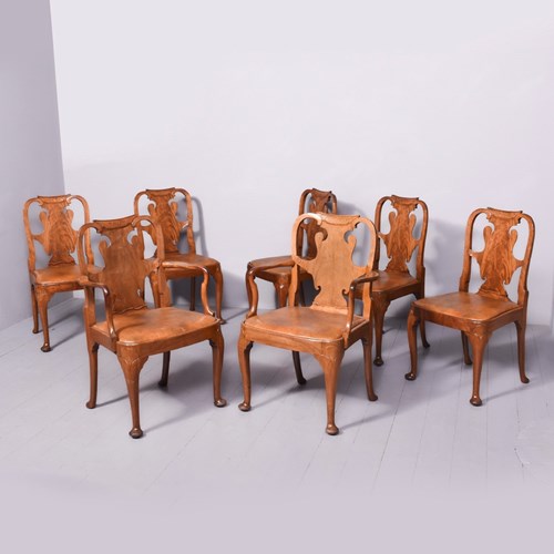 A Quality Set Of Carved Mahogany Chairs By Whytock & Reid Of Edinburgh 