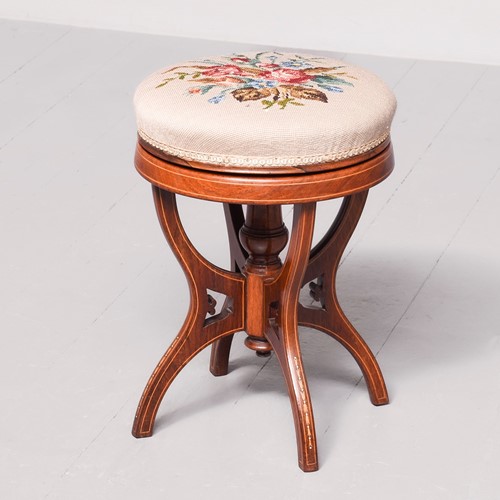 Sheraton Style Piano Stool