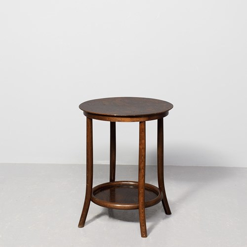 Fischel Bentwood Two-Tier Occasional Table