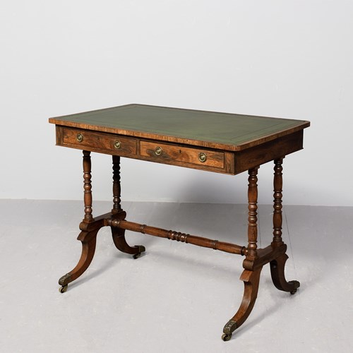 Regency Rosewood Freestanding Library Table