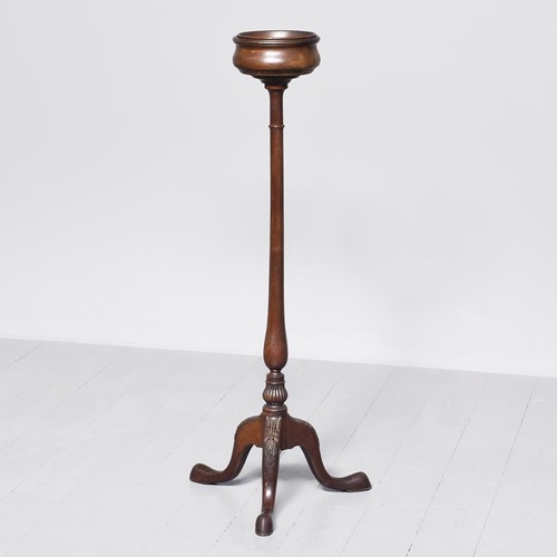 Mahogany Torchere & Jardiniere