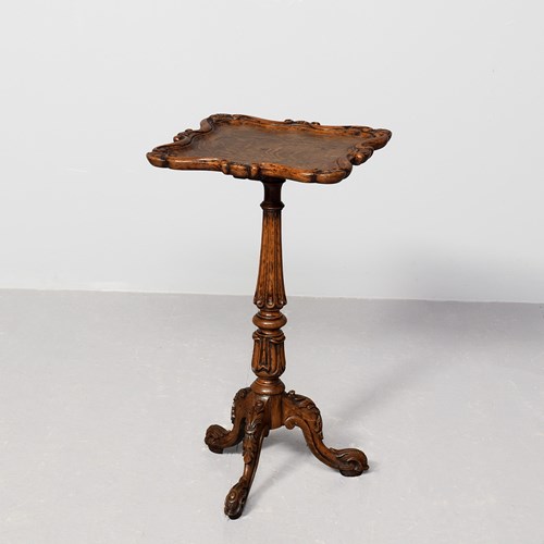 Carved Oak Gillows Occasional Table