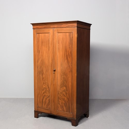 Mahogany Two-Door Robe Of Desirable Proportions