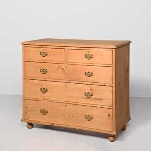 Victorian Yellow Pine Chest Of Draw...