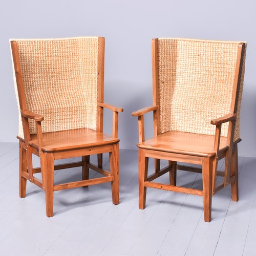 Rare Pair of Large Orkney Chairs