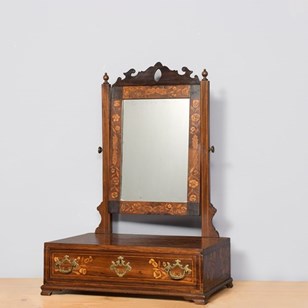 Large Foliate Marquetry-Inlaid Waln...