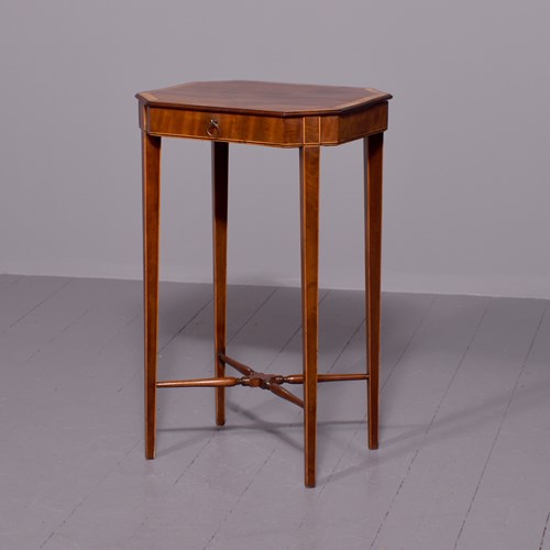 George 111  Mahogany Occasional Or Lamp Table