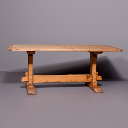 Rustic Pine Refectory Dining Table