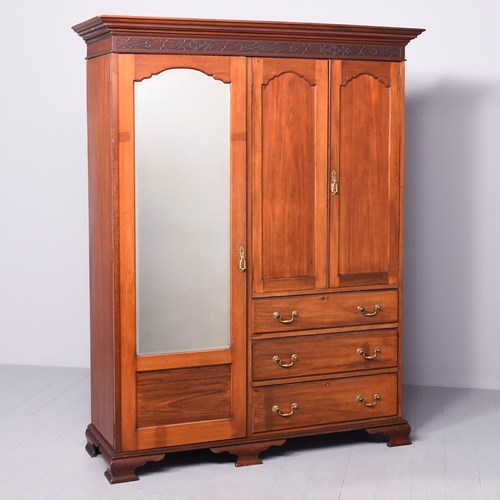 Mahogany Combination Wardrobe