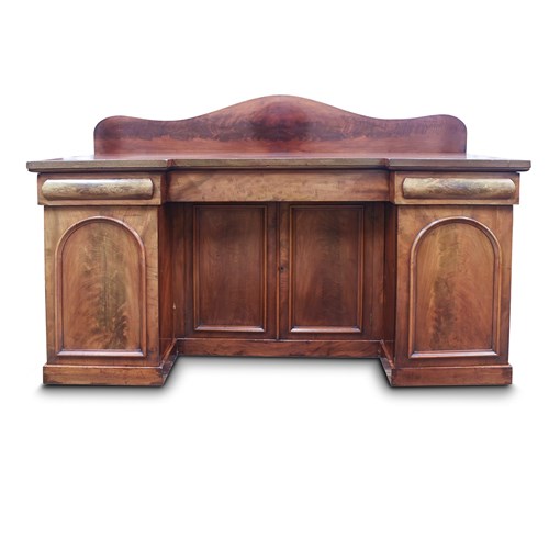 Mid-Victorian Scottish Four Door Mahogany Sideboard