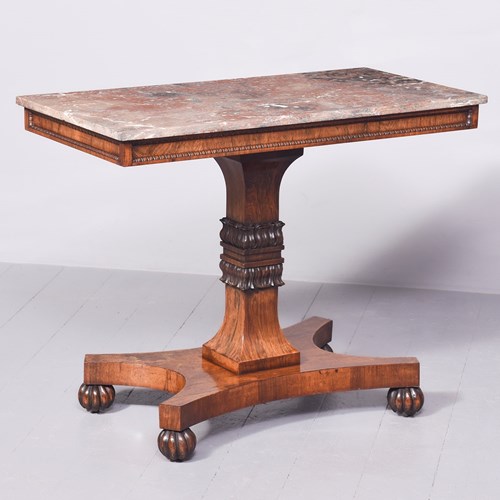 Rosewood Side Or Small Console Table By William Trotter Of Edinburgh 