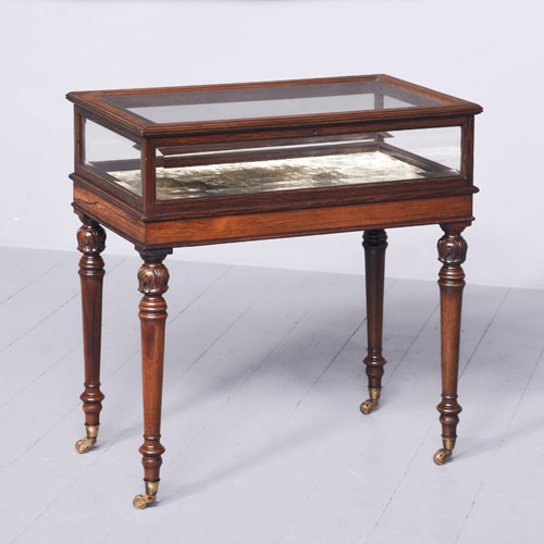 Exhibition Quality Rosewood Bijouterie Table