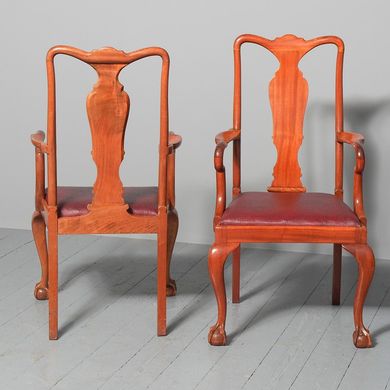 Antique Pair of Queen Anne style Arm Chairs-georgian-antiques-p1010003-copy-main-637687061782523259.jpg