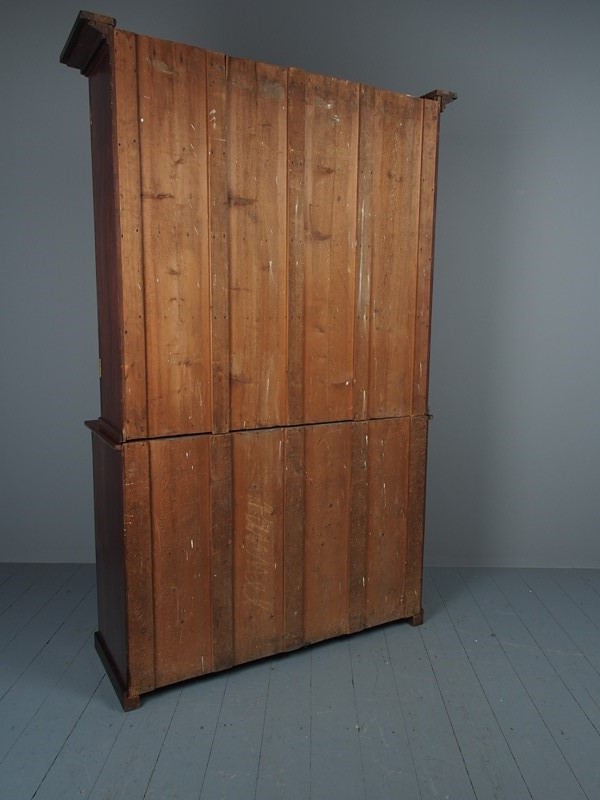 Antique Late George IV Mahogany Cabinet Bookcase-georgian-antiques-p1180536-main-637496162768669991.JPG