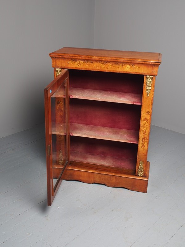 Antique Victorian Marquetry Walnut Pier Cabinet-georgian-antiques-p2114014-main-637521749716305864.JPG