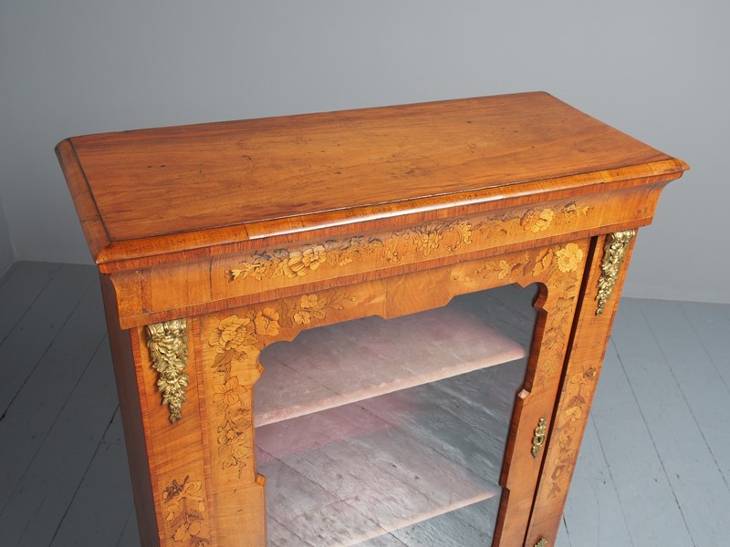 Antique Victorian Marquetry Walnut Pier Cabinet-georgian-antiques-p2114024-main-637521749975366976.JPG