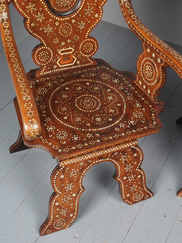 Antique Matched Pair of Damascus Inlaid Chairs-georgian-antiques-p3046866-main-637535870112557697.JPG