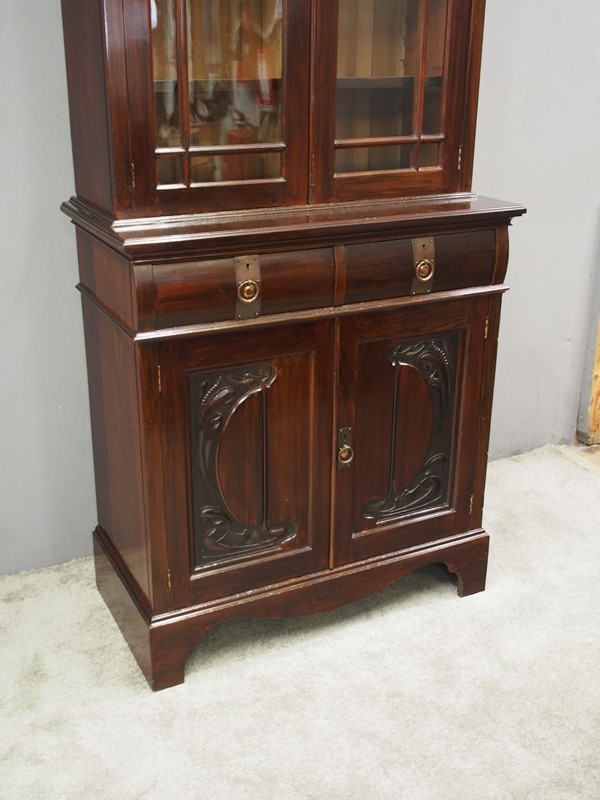 Art Nouveau Mahogany Cabinet Bookcase-georgian-antiques-p8190610-main-637387321180168359.JPG
