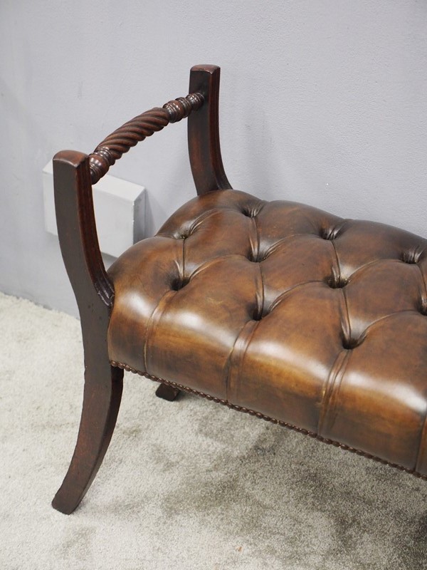 Regency Style Mahogany and Brown Leather Stool -georgian-antiques-p8261357-main-637383826754197919.JPG