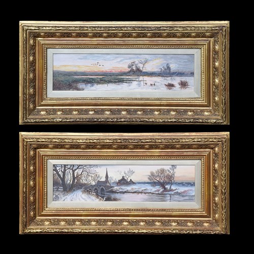 Pair Of Late Victorian Oil Paintings