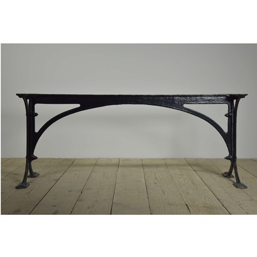 Antique Iron Table / Console Base