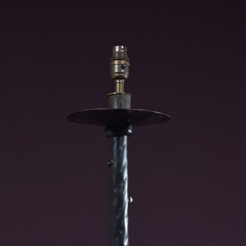 Iron Tri-Footed Floor Lamp
