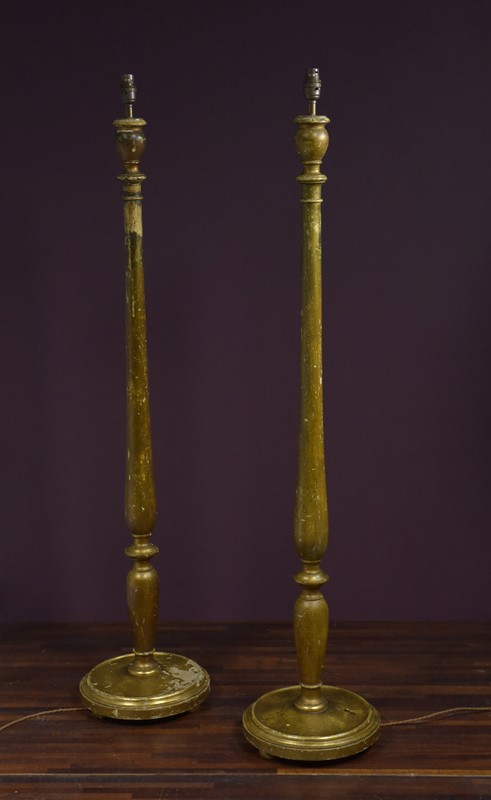 Antique Pair Gilt Turned Floor Lamps-haes-antiques-dsc-0501cr-main-637909136761071232.jpg