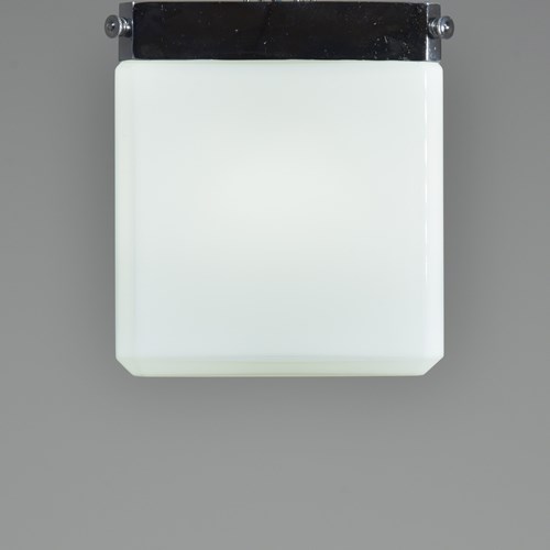 Art Deco Opal Cube Light
